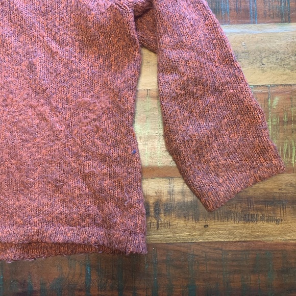 Woolrich Womens XL Zip Pullover Knit Sweater Top Red Orange Large fall Halloween - Picture 7 of 8